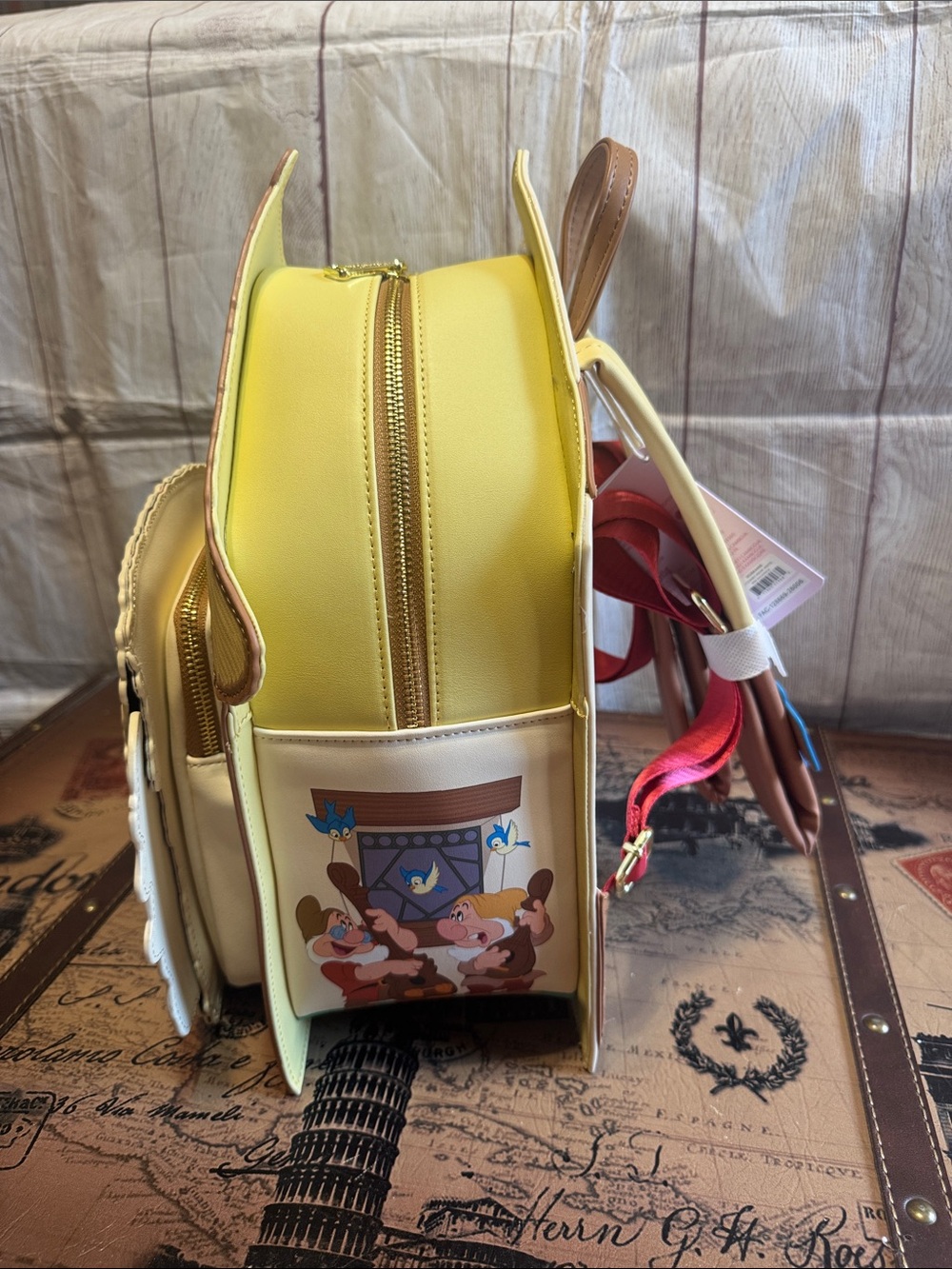 NWT Loungefly Snow White Cottage Mini Backpack - Picture 12 of 16